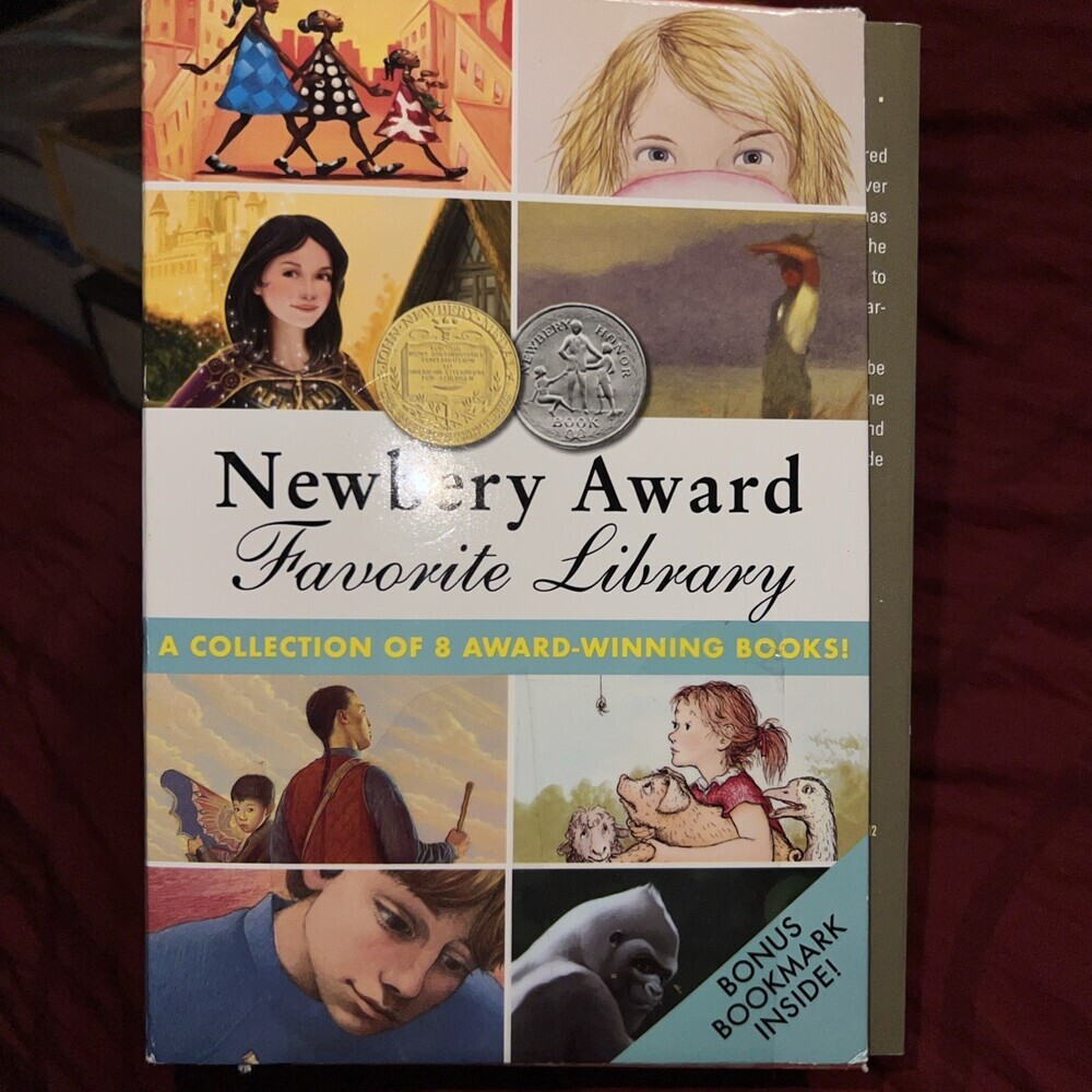 Newbery Award Favorite Library Book Box Set 8 Books Mr Henshaw Charlotte's Web
